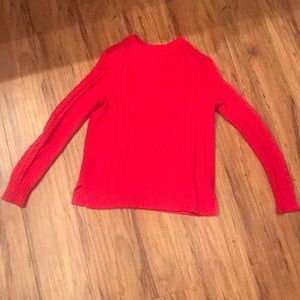 Women’s candy apple red sweater